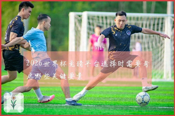2026世界杯竞猜平台选择时需要考虑哪些关键要素